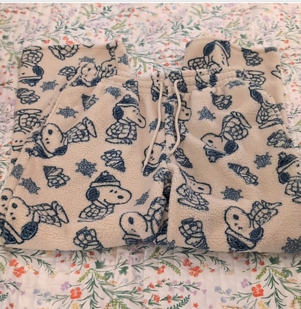"Puffer Jacket" Snoopy Fleece Pants